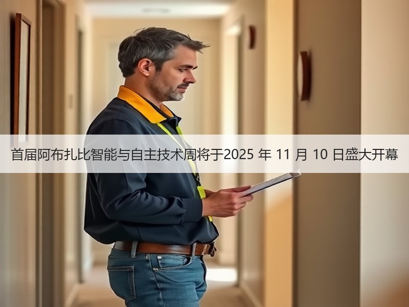 首届阿布扎比智能与自主技术周将于2025 年 11 月 10