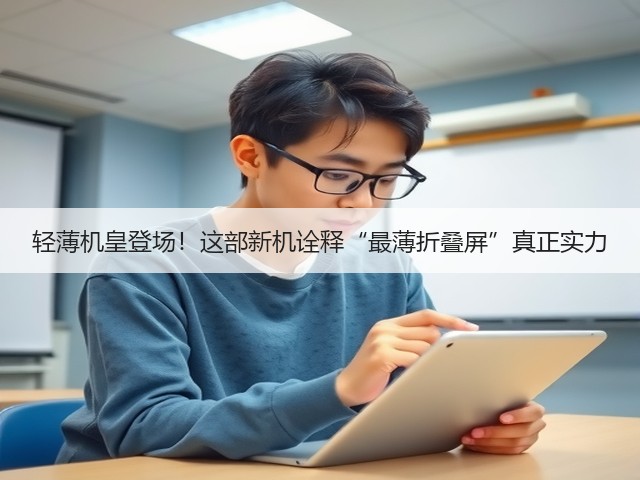 轻薄机皇登场!这部新机诠释“最薄折叠屏”真正实力(图3) 轻薄机皇登场!这部新机诠释“最薄折叠屏”真正实力(图3)