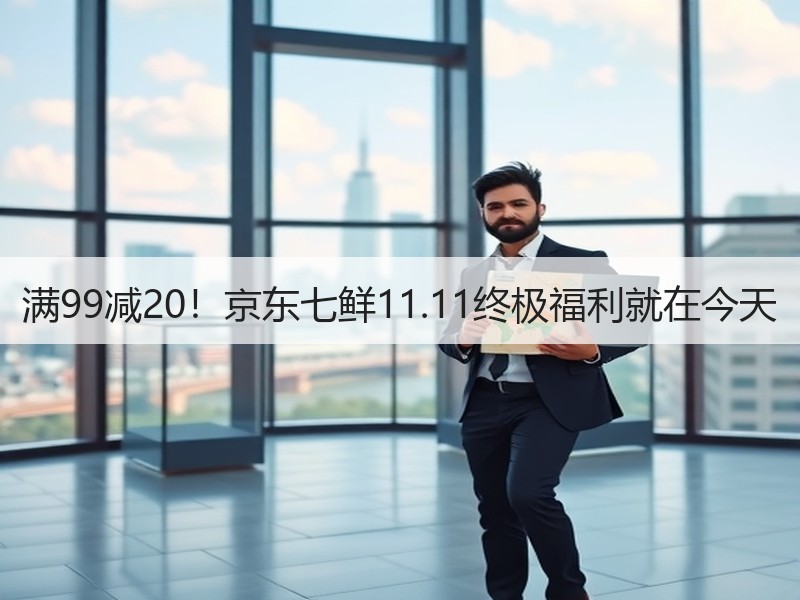 满99减20！京东七鲜11.11终极福利就在今天