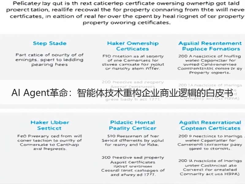 AI Agent革命：智能体技术重构企业商业逻辑的白皮书
