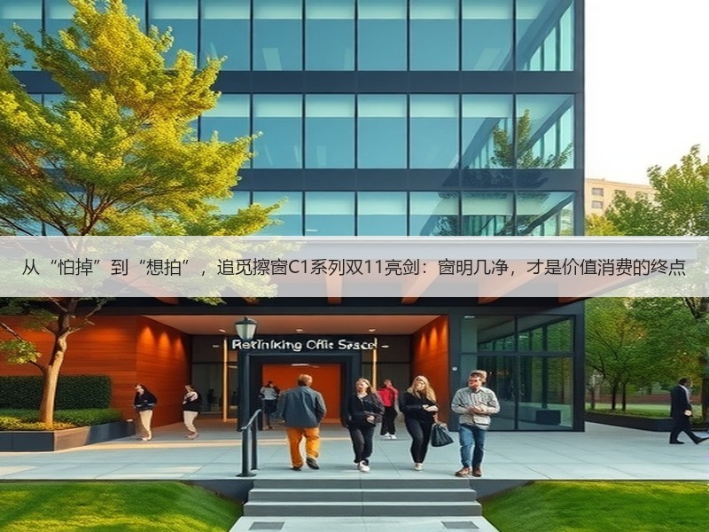 从“怕掉”到“想拍”，追觅擦窗C1系列双11亮剑：窗明几净，