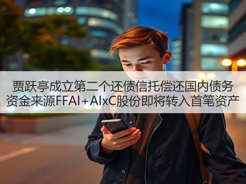 贾跃亭成立第二个还债信托偿还国内债务 资金来源FFAI+AI