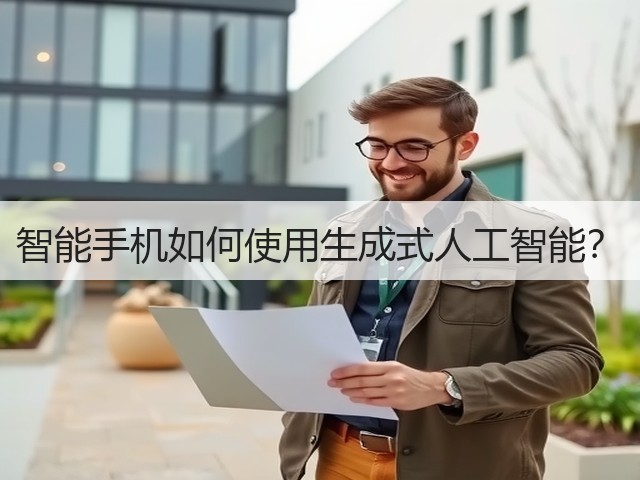 智能手机如何使用生成式人工智能?(图1) 智能手机如何使用生成式人工智能?(图1)