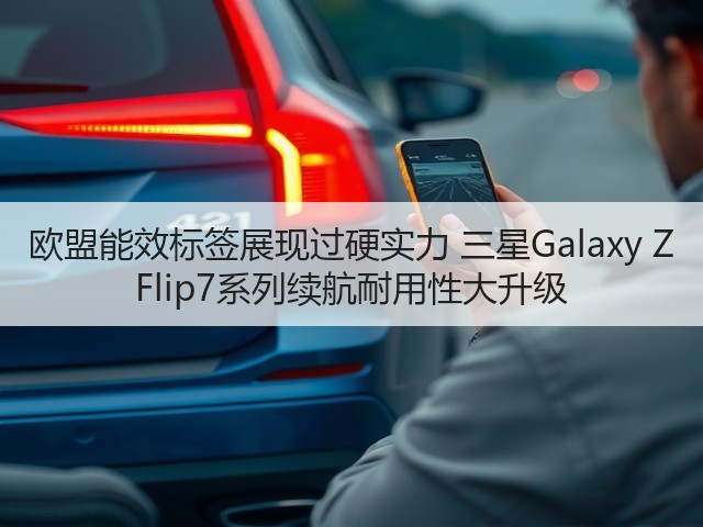 欧盟能效标签展现过硬实力 三星Galaxy Z Flip7系列续航耐用性大升级(图3) 欧盟能效标签展现过硬实力 三星Galaxy Z Flip7系列续航耐用性大升级(图3)