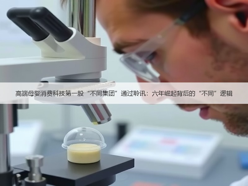 高端母婴消费科技第一股“不同集团”通过聆讯：六年崛起背后的“