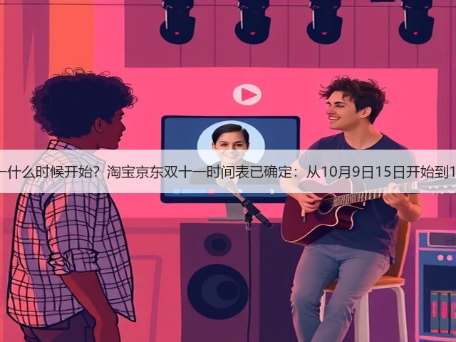 2025年双十一什么时候开始?淘宝京东双十一时间表已确定:从10月9日15日开始到11月14日结束(图1) 2025年双十一什么时候开始?淘宝京东双十一时间表已确定:从10月9日15日开始到11月14日结束(图1)