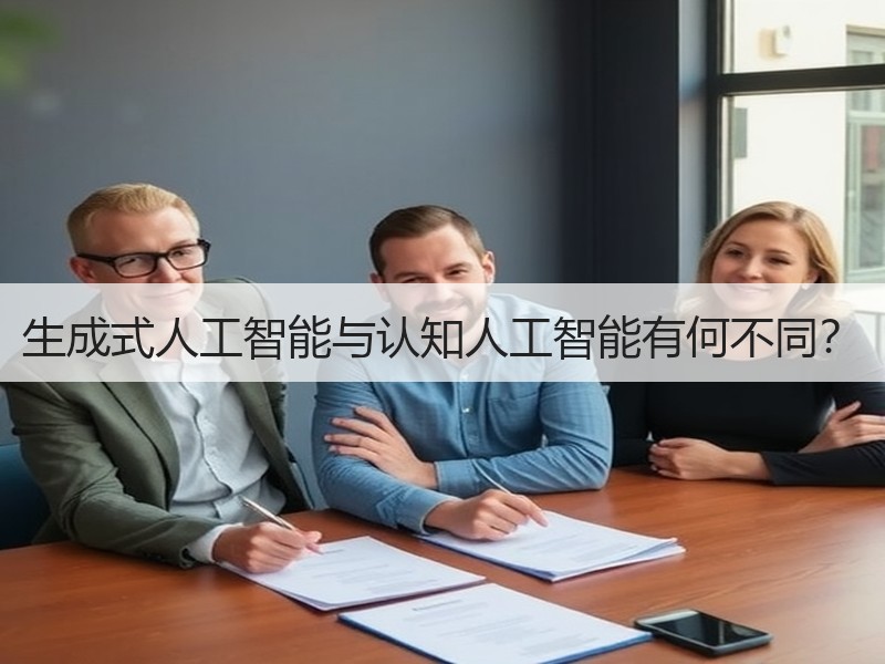 生成式人工智能与认知人工智能有何不同？
