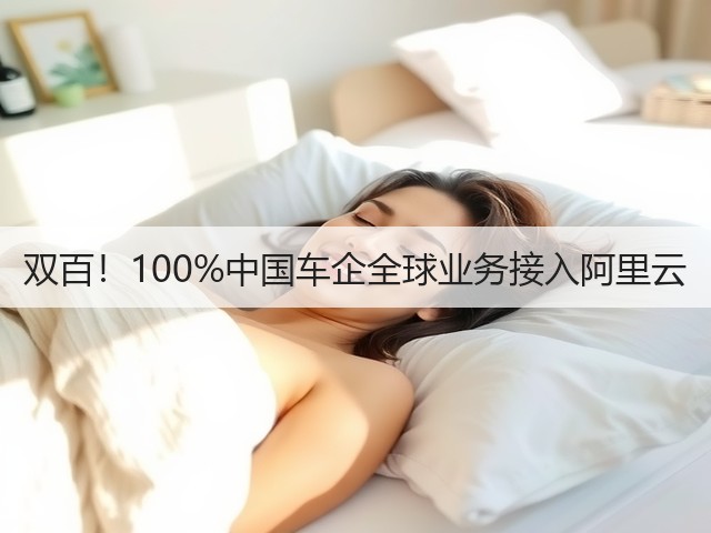 双百!100%中国车企全球业务接入阿里云(图3) 双百!100%中国车企全球业务接入阿里云(图3)