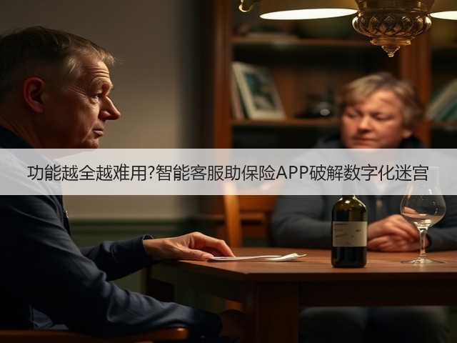 功能越全越难用?智能客服助保险APP破解数字化迷宫(图2) 功能越全越难用?智能客服助保险APP破解数字化迷宫(图2)