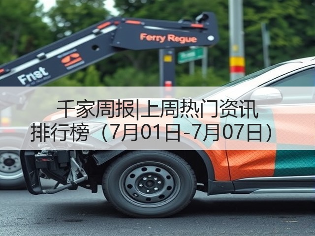 千家周报|上周热门资讯 排行榜(7月01日-7月07日)(图2) 千家周报|上周热门资讯 排行榜(7月01日-7月07日)(图2)