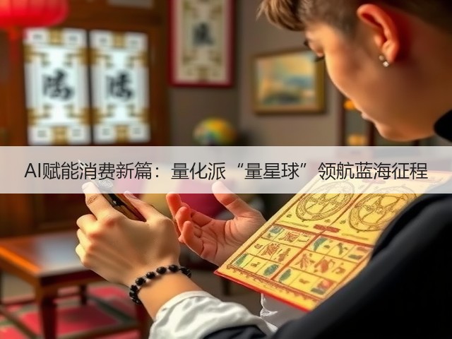 AI赋能消费新篇:量化派“量星球”领航蓝海征程(图2) AI赋能消费新篇:量化派“量星球”领航蓝海征程(图2)