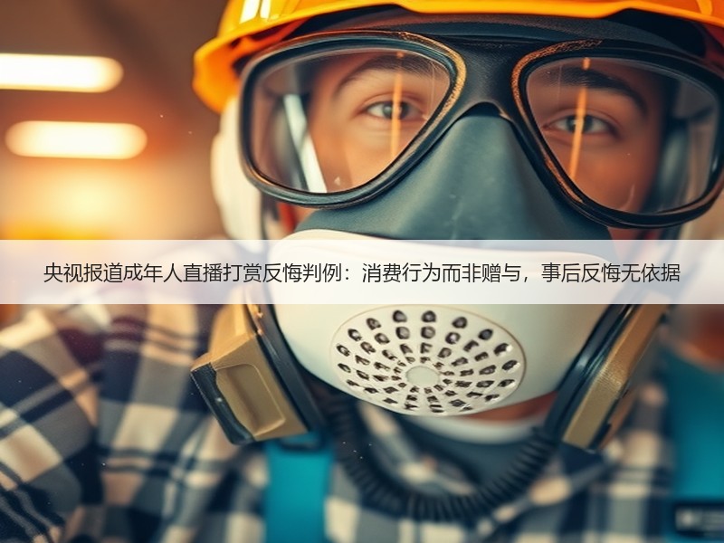 央视报道成年人直播打赏反悔判例：消费行为而非赠与，事后反悔无
