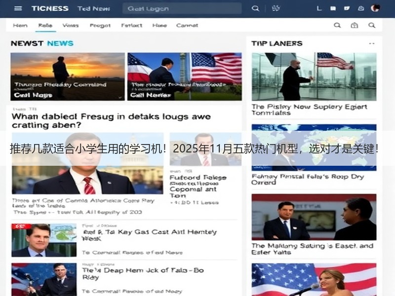 推荐几款适合小学生用的学习机！2025年11月五款热门机型，