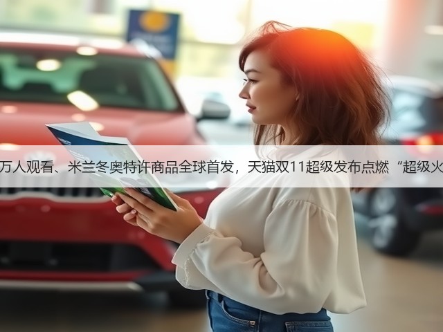 近千万人观看、米兰冬奥特许商品全球首发，天猫双11超级发布点燃“超级火种”(图2)
