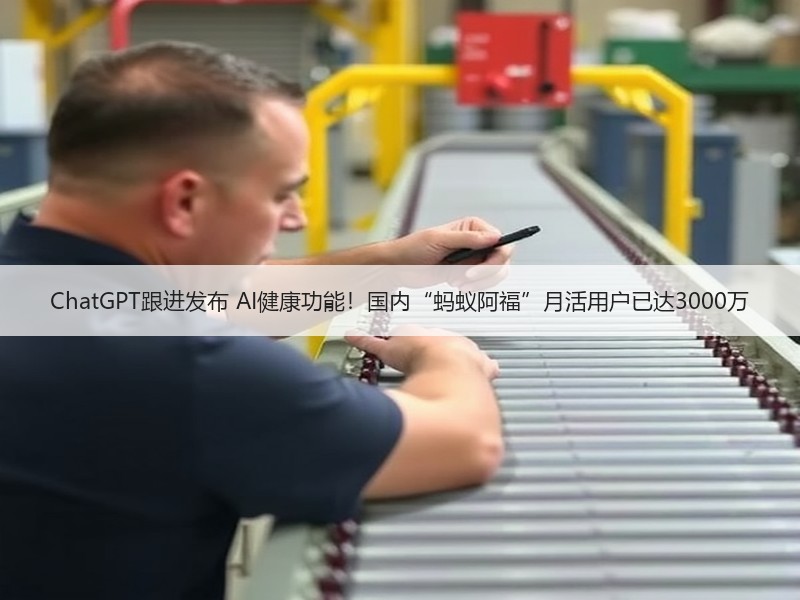 ChatGPT跟进发布 AI健康功能！国内“蚂蚁阿福”月活用