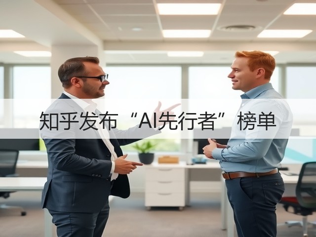 知乎发布“AI先行者”榜单(图4) 知乎发布“AI先行者”榜单(图4)