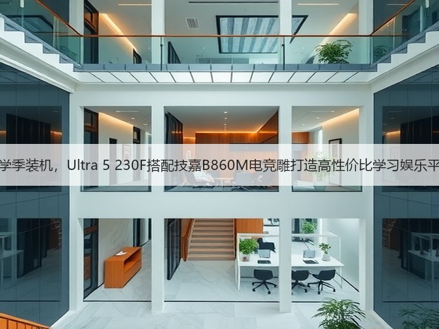 开学季装机,Ultra 5 230F搭配技嘉B860M电竞雕打造高性价比学习娱乐平台(图3) 开学季装机,Ultra 5 230F搭配技嘉B860M电竞雕打造高性价比学习娱乐平台(图3)