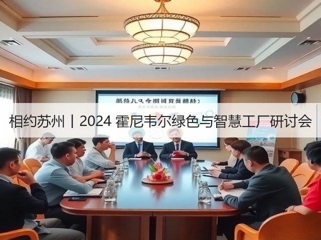 相约苏州丨2024 霍尼韦尔绿色与智慧工厂研讨会(图1)