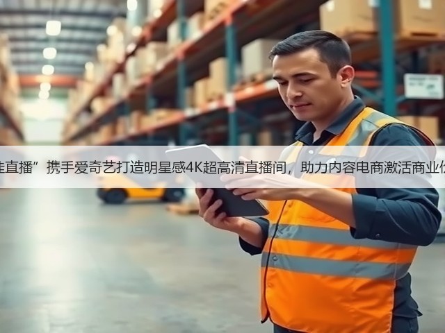 “佳直播”携手爱奇艺打造明星感4K超高清直播间，助力内容电商激活商业价值(图3)