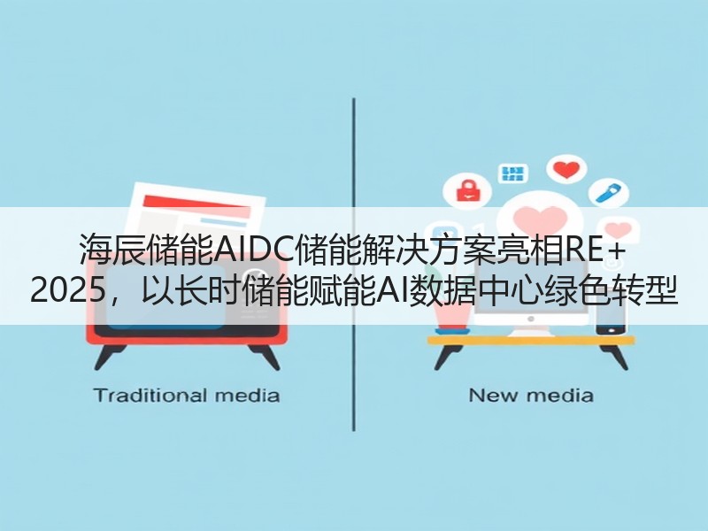 海辰储能AIDC储能解决方案亮相RE+ 2025，以长时储能