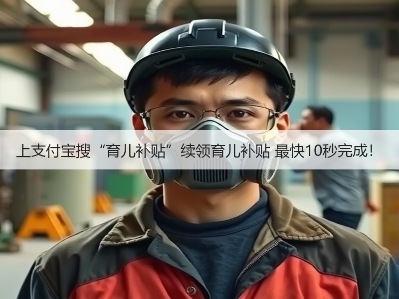 上支付宝搜“育儿补贴”续领育儿补贴 最快10秒完成！