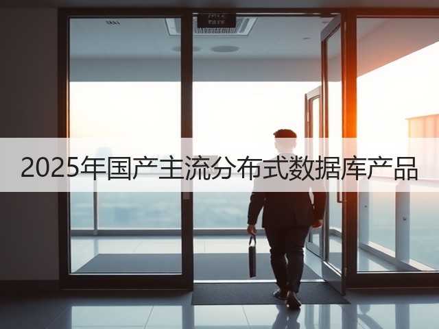 2025年国产主流分布式数据库产品(图1) 2025年国产主流分布式数据库产品(图1)