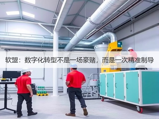 软盟:数字化转型不是一场豪赌,而是一次精准制导(图1) 软盟:数字化转型不是一场豪赌,而是一次精准制导(图1)
