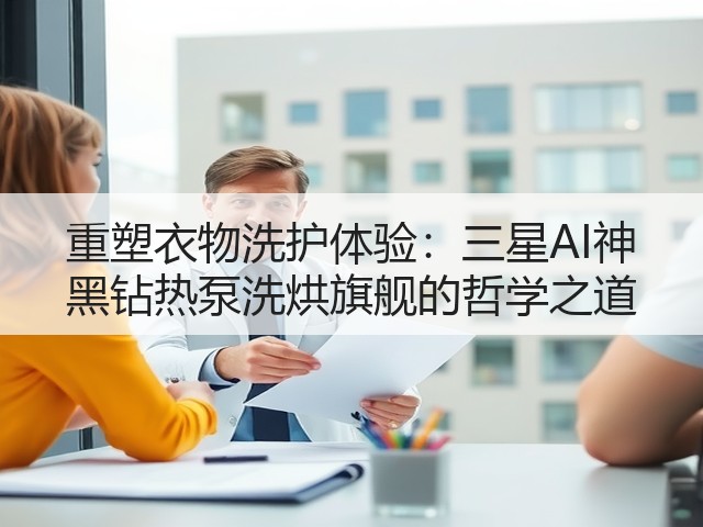 重塑衣物洗护体验：三星AI神 黑钻热泵洗烘旗舰的哲学之道(图2)