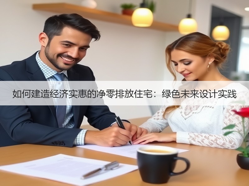 如何建造经济实惠的净零排放住宅：绿色未来设计实践