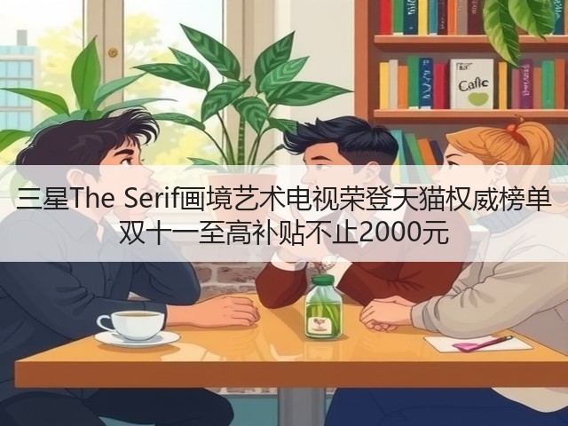 三星The Serif画境艺术电视荣登天猫权威榜单 双十一至高补贴不止2000元(图3)