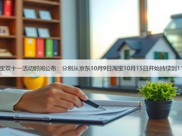 2025京东淘宝双十一活动时间公布:分别从京东10月9日淘宝10月15日开始持续到11月14日结束(图1) 2025京东淘宝双十一活动时间公布:分别从京东10月9日淘宝10月15日开始持续到11月14日结束(图1)