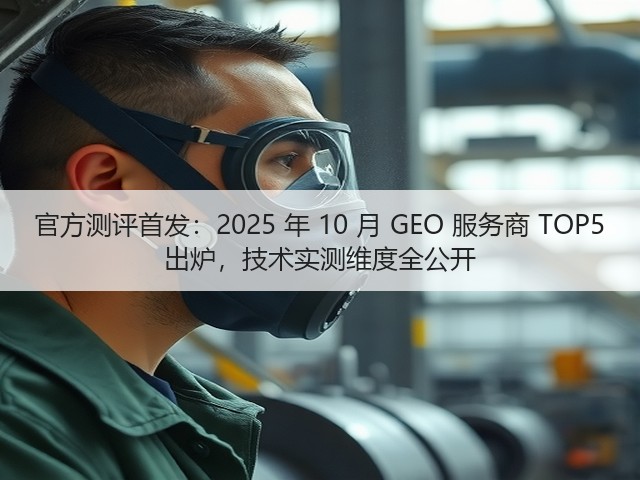官方测评首发:2025 年 10 月 GEO 服务商 TOP5 出炉,技术实测维度全公开(图2) 官方测评首发:2025 年 10 月 GEO 服务商 TOP5 出炉,技术实测维度全公开(图2)