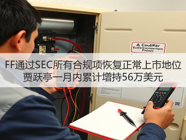 FF通过SEC所有合规项恢复正常上市地位 贾跃亭一月内累计增持56万美元(图3) FF通过SEC所有合规项恢复正常上市地位 贾跃亭一月内累计增持56万美元(图3)