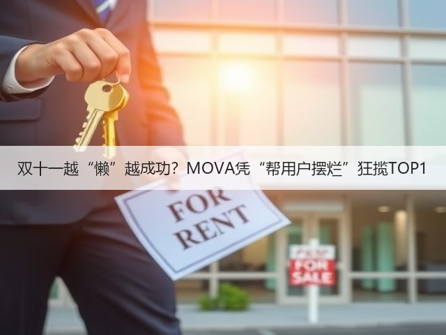 双十一越“懒”越成功?MOVA凭“帮用户摆烂”狂揽TOP1(图2) 双十一越“懒”越成功?MOVA凭“帮用户摆烂”狂揽TOP1(图2)