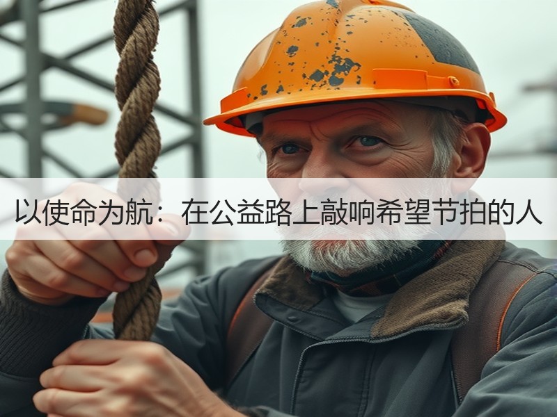 以使命为航：在公益路上敲响希望节拍的人