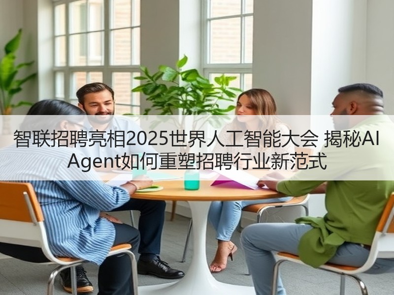 智联招聘亮相2025世界人工智能大会 揭秘AI Agent如