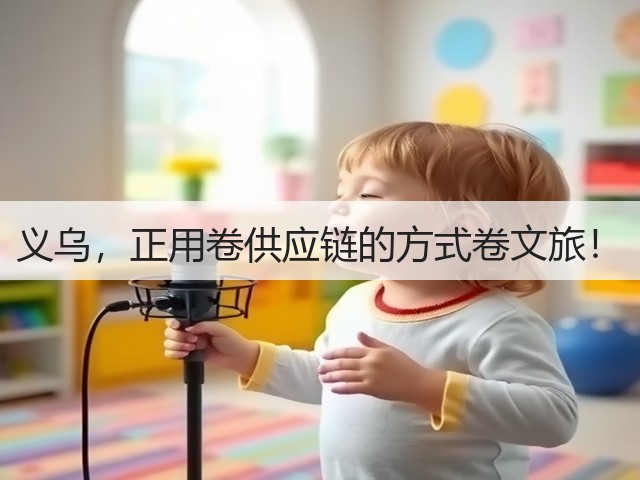 义乌，正用卷供应链的方式卷文旅！(图1)