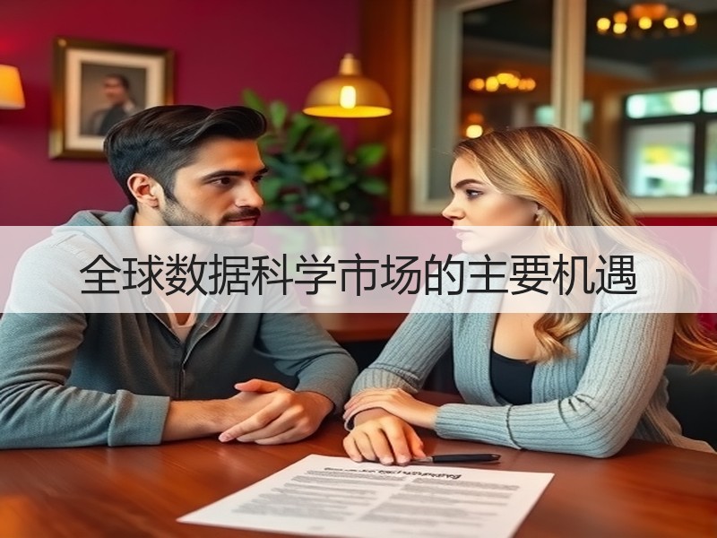 全球数据科学市场的主要机遇