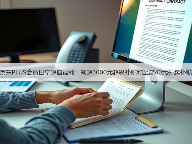 京东PLUS会员日享超值福利:领超3000元超级补贴和至高40元外卖补贴(图2) 京东PLUS会员日享超值福利:领超3000元超级补贴和至高40元外卖补贴(图2)