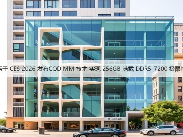 技嘉于 CES 2026 发布CQDIMM 技术 实现 256GB 满载 DDR5-7200 极限性能(图3)