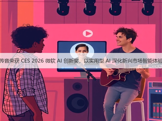 传音荣获 CES 2026 微软 AI 创新奖,以实用型 AI 深化新兴市场智能体验(图2) 传音荣获 CES 2026 微软 AI 创新奖,以实用型 AI 深化新兴市场智能体验(图2)