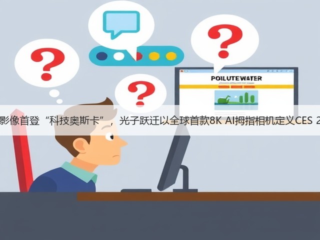 中国影像首登“科技奥斯卡”，光子跃迁以全球首款8K AI拇指相机定义CES 2026(图1)