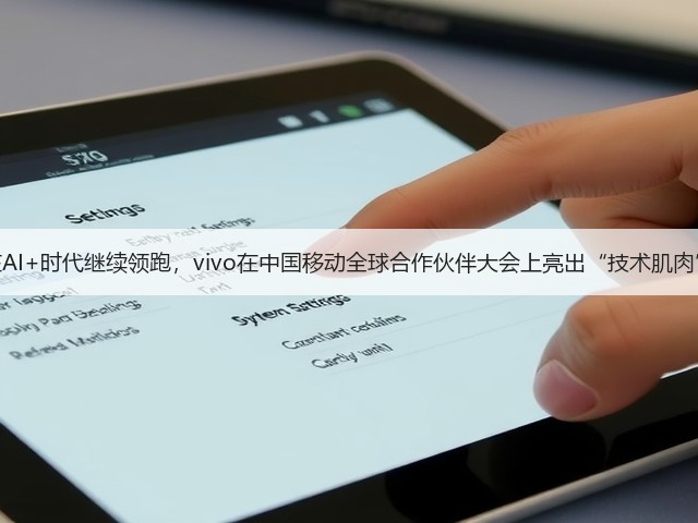在AI+时代继续领跑，vivo在中国移动全球合作伙伴大会上亮出“技术肌肉”(图1)