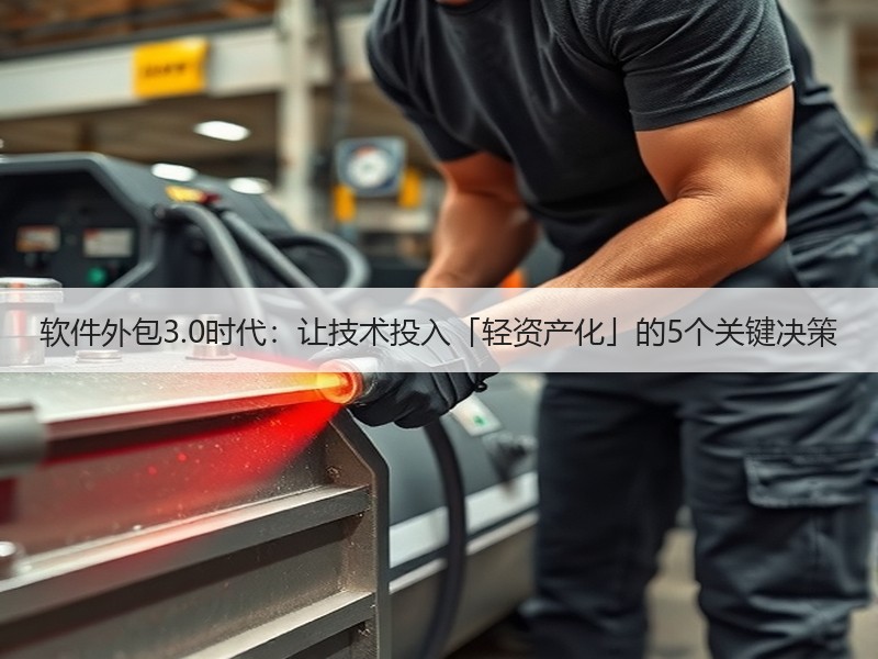 软件外包3.0时代：让技术投入「轻资产化」的5个关键决策