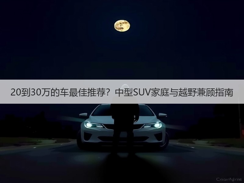 20到30万的车最佳推荐？中型SUV家庭与越野兼顾指南