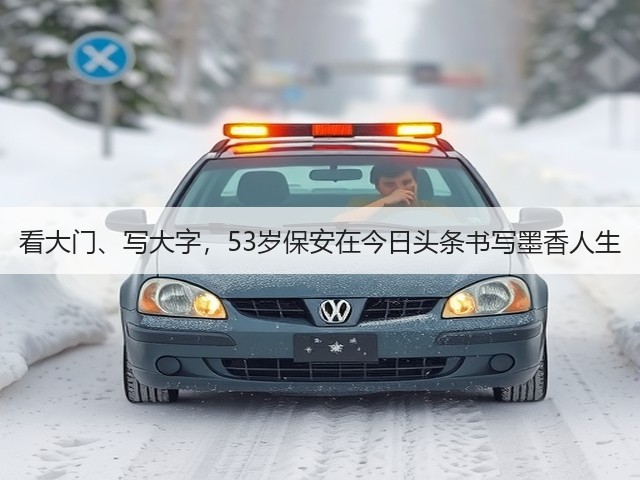 看大门、写大字,53岁保安在今日头条书写墨香人生(图1) 看大门、写大字,53岁保安在今日头条书写墨香人生(图1)