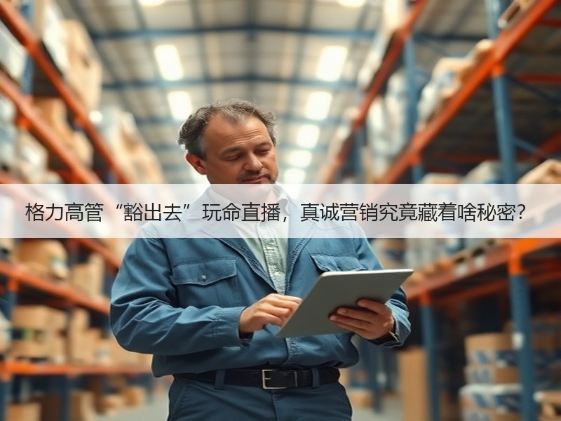 格力高管“豁出去”玩命直播，真诚营销究竟藏着啥秘密？