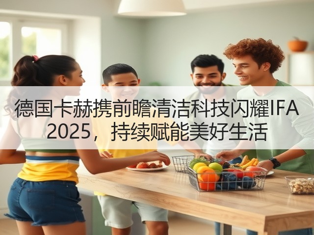 德国卡赫携前瞻清洁科技闪耀IFA 2025,持续赋能美好生活(图2) 德国卡赫携前瞻清洁科技闪耀IFA 2025,持续赋能美好生活(图2)