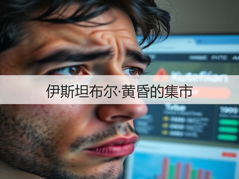 伊斯坦布尔·黄昏的集市