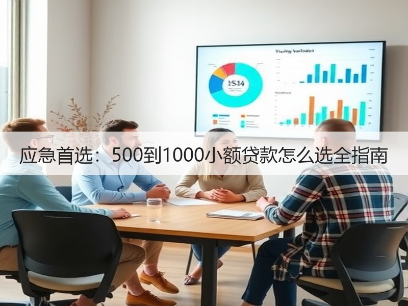 应急首选：500到1000小额贷款怎么选全指南